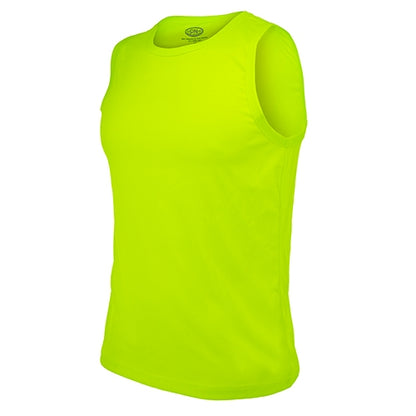 Camiseta Gym D&F Blanca Amarillo - Talla L