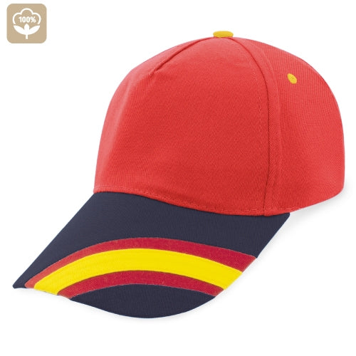 Gorra Nacional 5 Paneles Algodn Peinado "Deva"