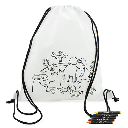 Mochila Infantil Nw Con Ceras "Zoo"