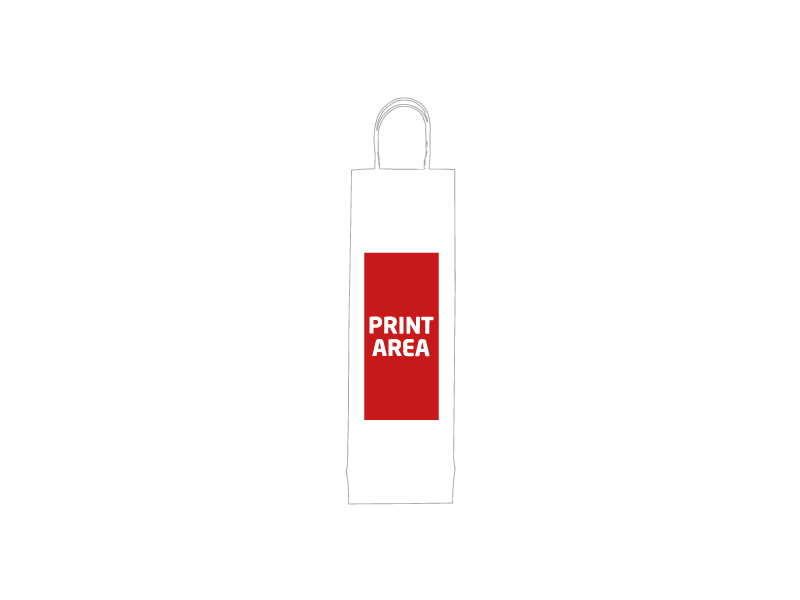 Bolsa Papel Kraft Para Vino "Monastrell"