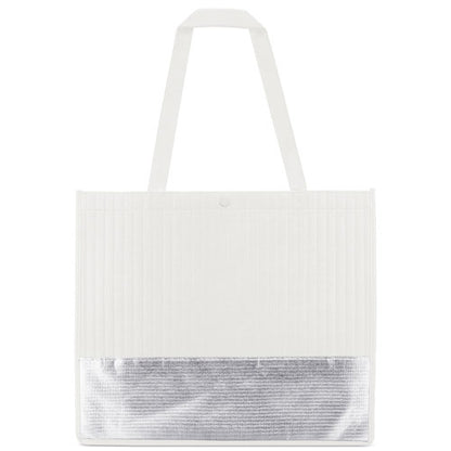Bolsa "Lafayette"  Blanco-Plata