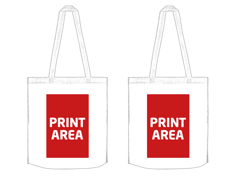 Bolsa De Ancho Fondo "Shop"