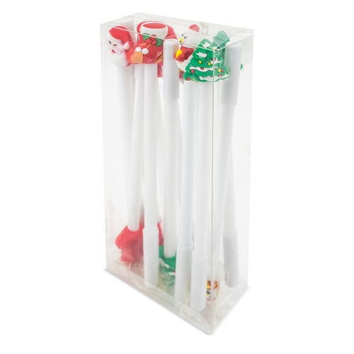 Set De Boligrafos Navideños "Natale" (4 Modelos)