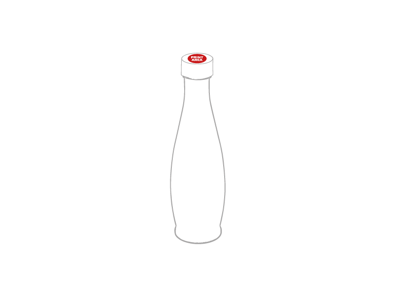Botella Esmerilada 500Ml "Aqua Sana"