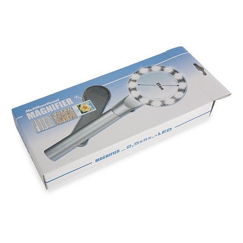 Lupa Con Led X2,5 X5 Aumentos "Luzzy"