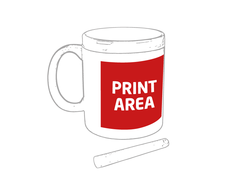 Mug De Ceramica Pizarra "Tizal"