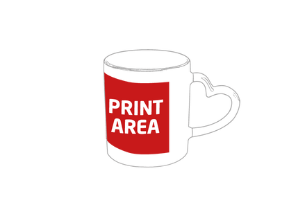 Mug Sublimacion Corazon