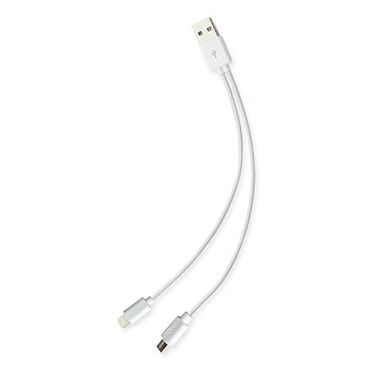 Cargador Conexion Micro Usbreon Blanco