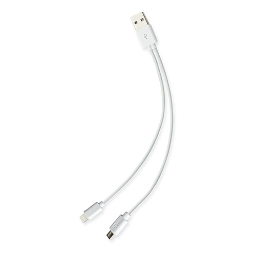 Cargador Conexion Micro Usbreon Blanco
